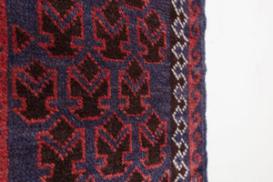 3x4.5 Afghan Baluch Rug | MIRWAIS