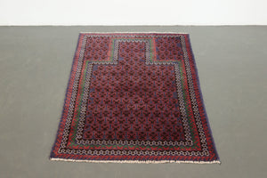 3x4.5 Afghan Baluch Rug | MIRWAIS