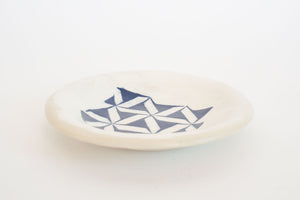 Geometric Glazed Plate
