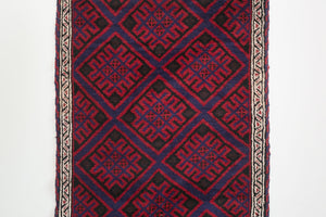 3x4.5 Afghan Baluch Rug | MAYHAR