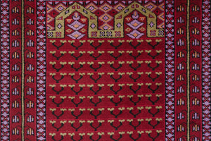 3x12 Peshwar Bokhara Rug | HAANI
