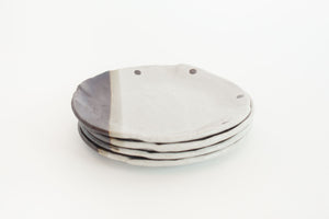 Set of 4 Glazed Plates