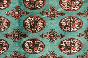 6x8 Persian Turoman Rug | QAJAR
