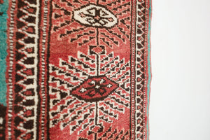 6x8 Persian Turoman Rug | QAJAR