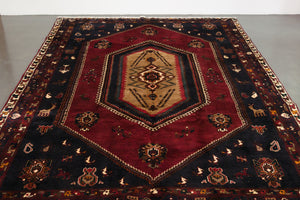 7x10 Persian Roodbar Rug | IZAD