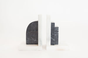 Modern Marble Bookends