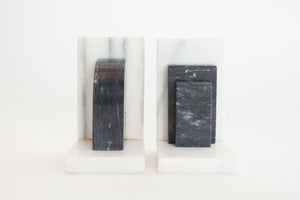 Modern Marble Bookends