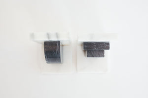 Modern Marble Bookends