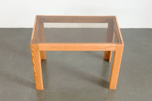 Smoked Glass Side Table
