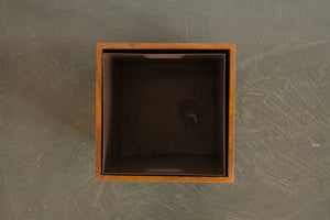 Wood Cube Planter