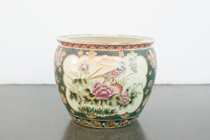 Hand Painted Koi Planter