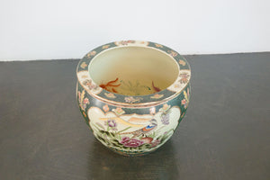 Hand Painted Koi Planter