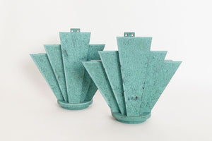 Deco Sconce Pair