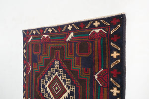 3x7 Afghan Rizbaft Rug | SARVENAZ