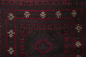 3x9 Afghan Rizbaft Rug | REHA