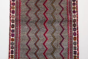3x6 Persian Gabbeh Rug | NOUZAR