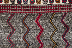 3x6 Persian Gabbeh Rug | NOUZAR