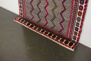 3x6 Persian Gabbeh Rug | NOUZAR