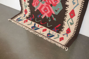 5.5x8.5 Afghan Ghafkazi Kilim Rug | FARUKH