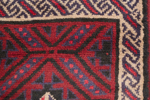 3x4.5 Afghan Baluch Rug | ABTEEN