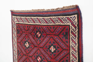 3x4.5 Afghan Baluch Rug | ABTEEN