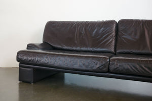 Mod 80s Leather Sofa