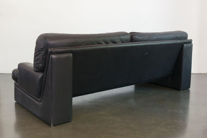 Mod 80s Leather Sofa