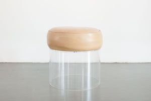 Round Lucite Stool