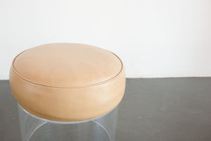 Round Lucite Stool