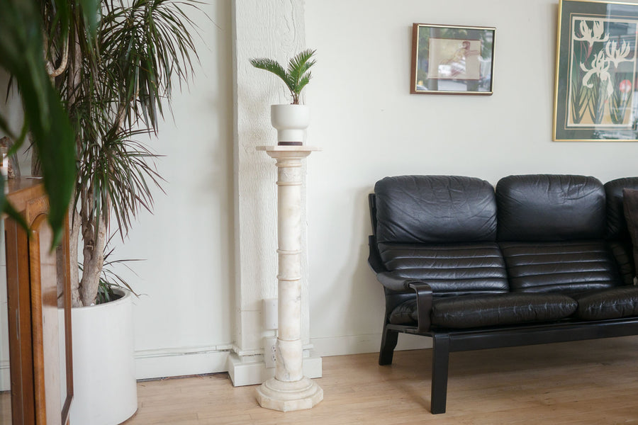 White Stone Pedestal
