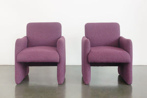 Pair of Mod Club Chairs