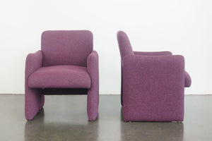 Pair of Mod Club Chairs