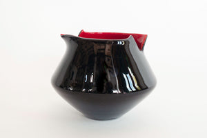 Black and Red Vase