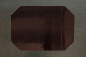 Brass and Lacquer Side Table