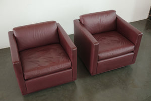 Leather Club Chairs