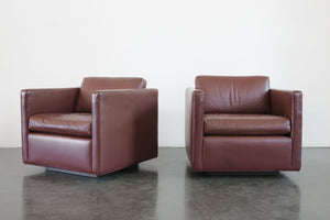 Leather Club Chairs