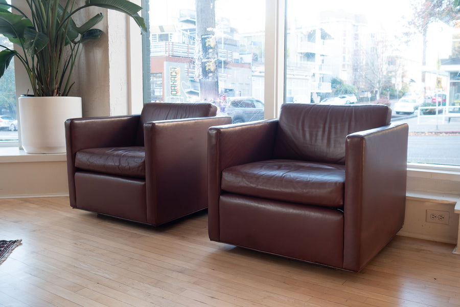 Leather Club Chairs