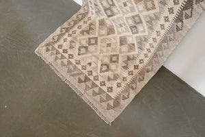 2.5x8 Turkish Kilim Runner Rug | DOLUN