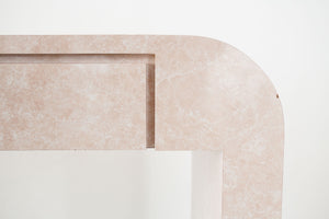 Pink Waterfall Desk