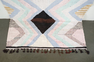5x9 Moroccan Boucherouite Rug | ZITANE