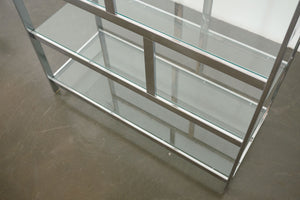 Milo Baughman Chrome Shelf