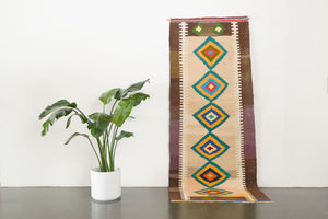 3x8 Turkish Yoruk Kilim Runner | CALIK