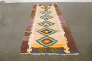 3x8 Turkish Yoruk Kilim Runner | CALIK