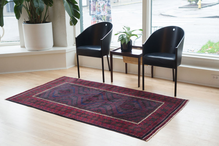 3.5x6.5 Afghan Teimani Rug | DASTGIR
