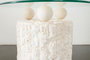 Pair of Magnussen Ponte Stone Side Tables