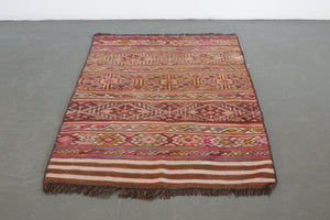 2.5x3 Afghan Shirvan Kilim Rug | KALAN