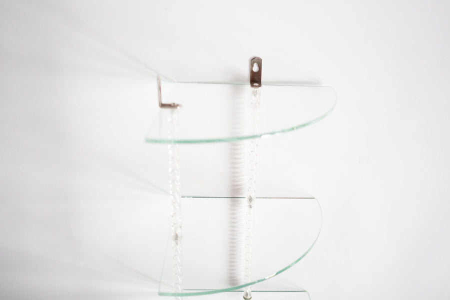 Glass Corner Shelf