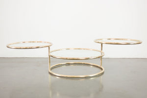 Baughman Style Swivel Coffee Table