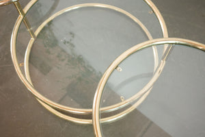 Baughman Style Swivel Coffee Table