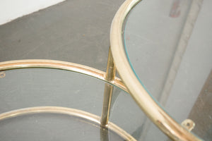 Baughman Style Swivel Coffee Table